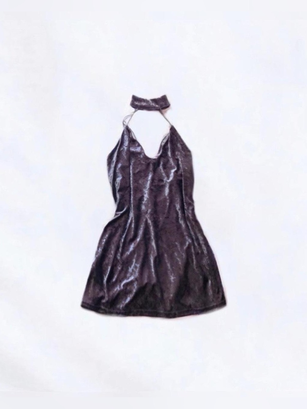 tobi ⋆ strappy velvet choker dress